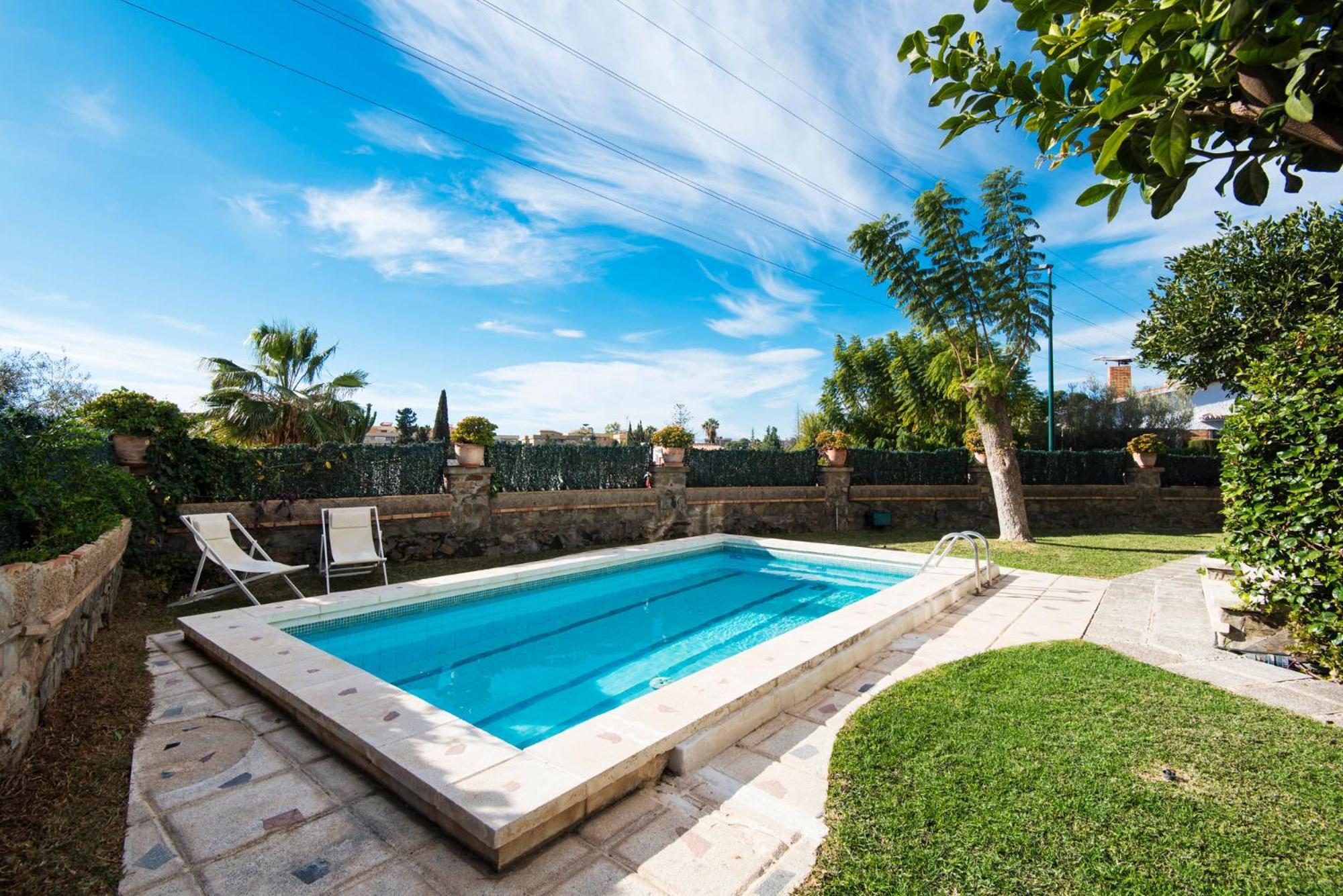 Queen Of The Ocean Villa: Stately Style House With Pool Málaga Eksteriør bilde